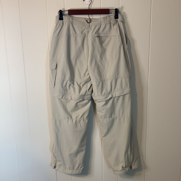 Columbia Titanium Convertible Packable Tan Cargo Pants Women's Size Medium - Picture 9 of 11